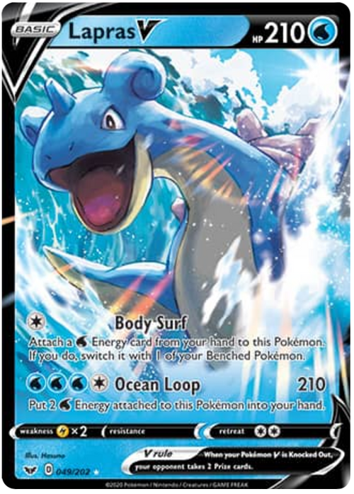 (049/202) Lapras V - Sword & Shield - PokeRand