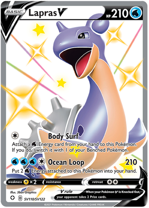 Lapras V - Shiny Vault - (SV110/SV122) - Shining Fates - PokeRand