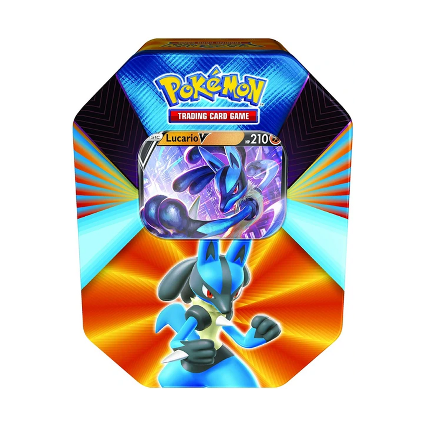 Pokemon V Powers Tin - Lucario V - PokeRand