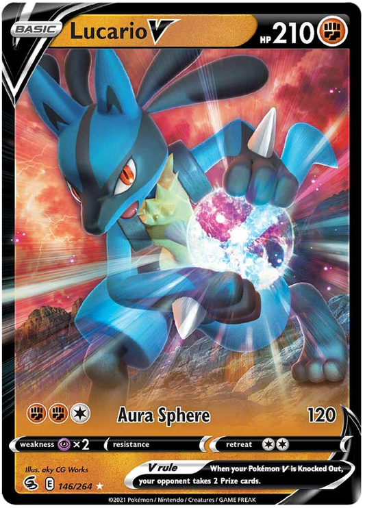 (146/264) Lucario - V - Fusion Strike - PokeRand