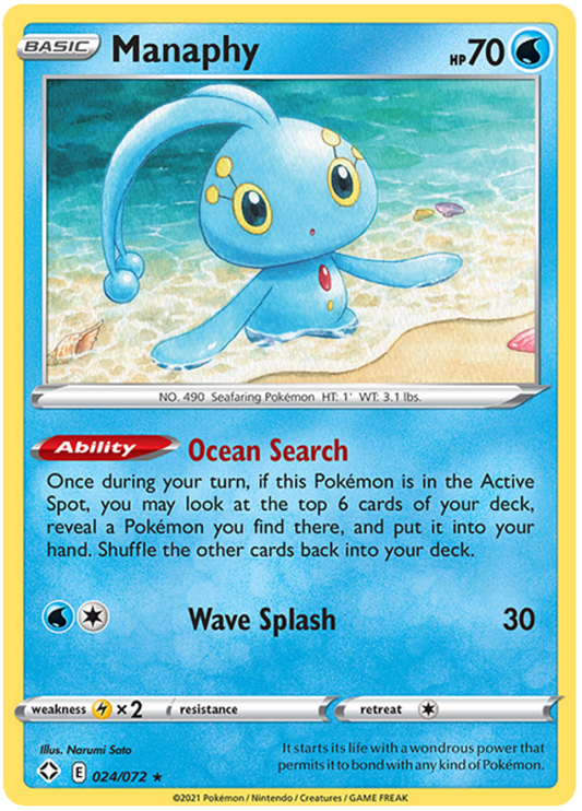 (024/072) Manaphy - Rare - Shining Fates - PokeRand