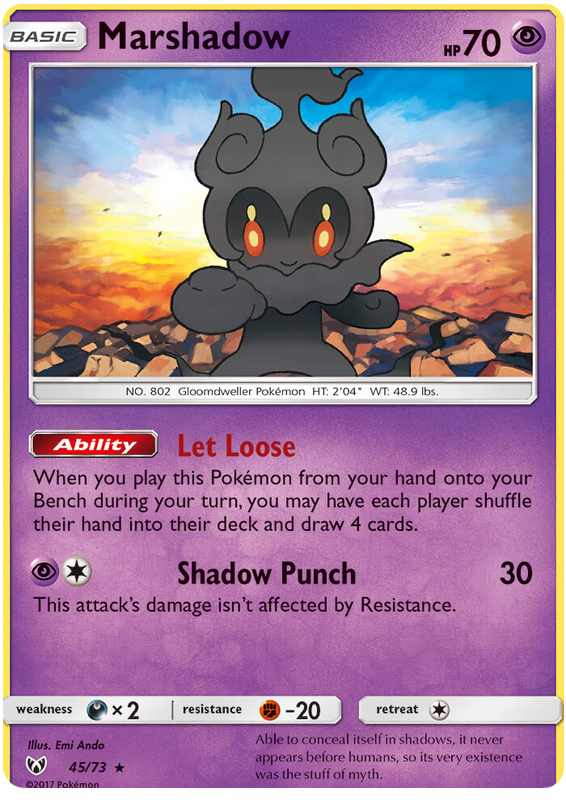 Marshadow Holo (45/73) - Shining Legends - PokeRand