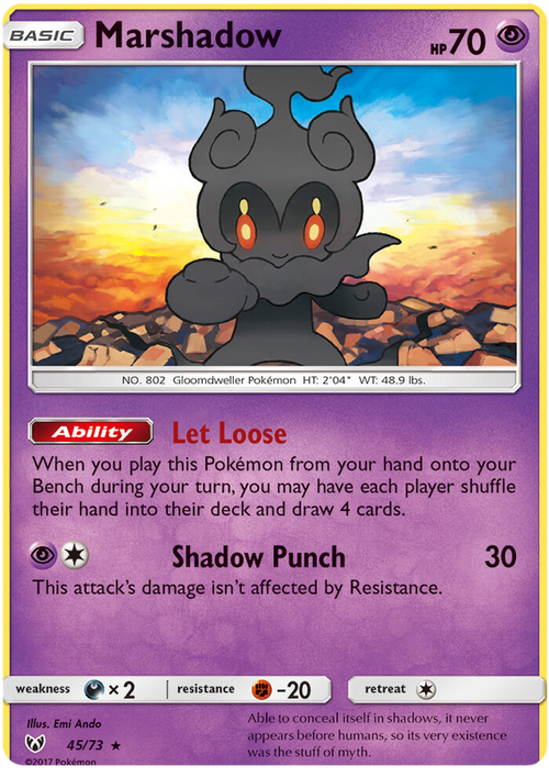 Marshadow Holo (45/73) - Shining Legends - PokeRand