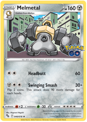 (046/078) Melmetal - Holo - Pokemon GO - PokeRand