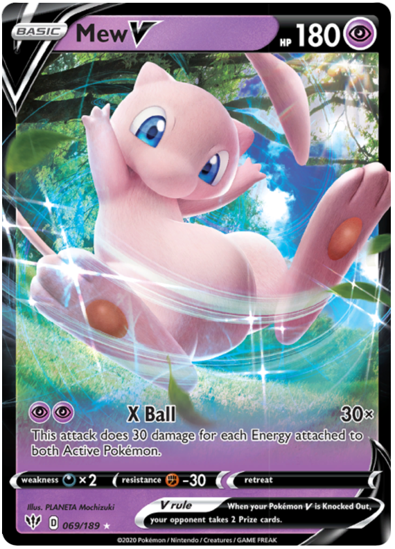 Mew V (069/189) - Darkness Ablaze - PokeRand