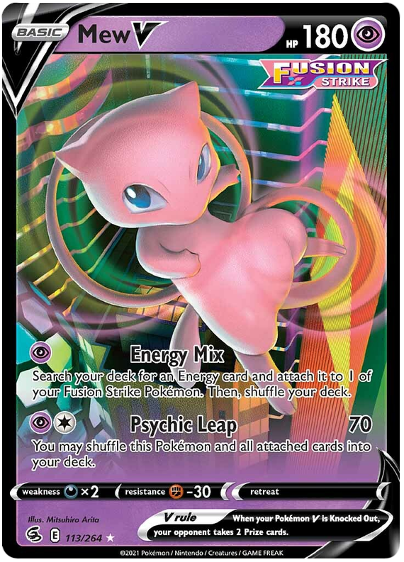 (113/264) Mew - V - Fusion Strike - PokeRand