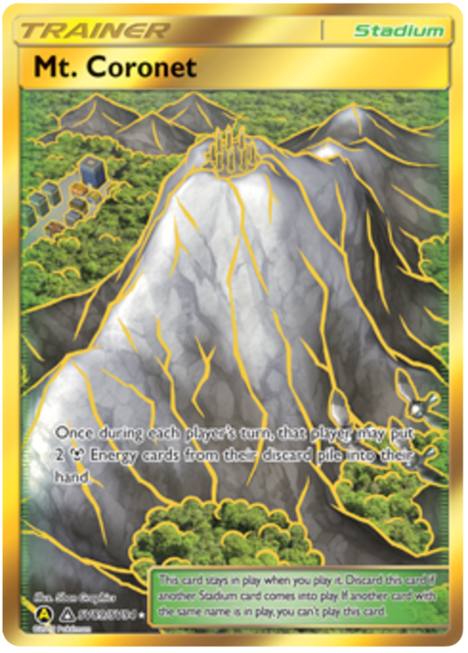 Mt. Coronet - Gold Card - (SV89/SV94) - Hidden Fates - PokeRand