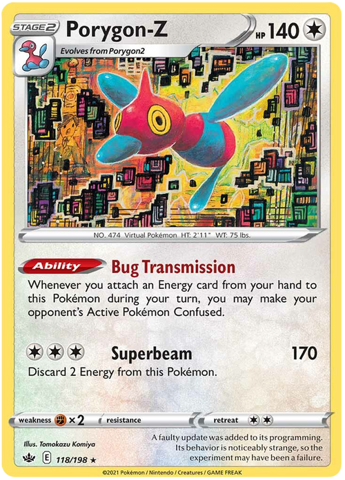 Porygon-Z - Holo - (118/198) - Chilling Reign - PokeRand