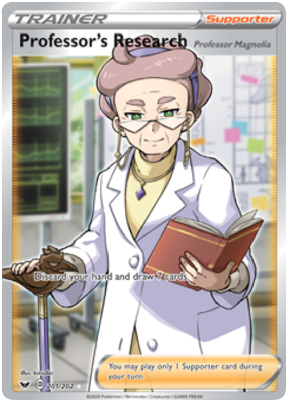 (201/202) Professor's Research - Full Art - Sword & Shield - PokeRand