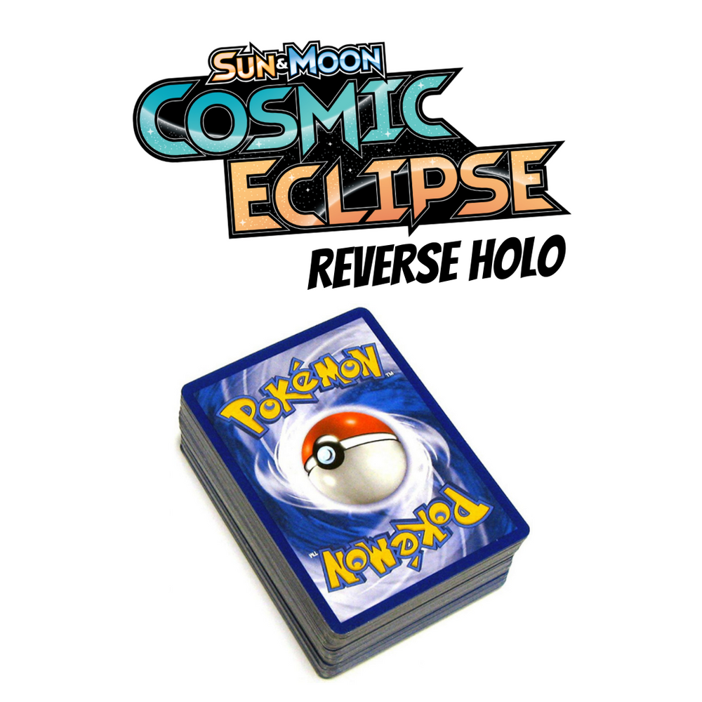 25 x Cosmic Eclipse Reverse Holos - PokeRand
