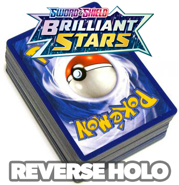 25 x Brilliant Stars Reverse Holo Bulk Cards - PokeRand