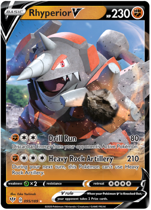 Rhyperior V (095/189) - Darkness Ablaze - PokeRand