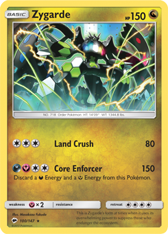 Zygarde - Holo (100/147) - Burning Shadows - PokeRand