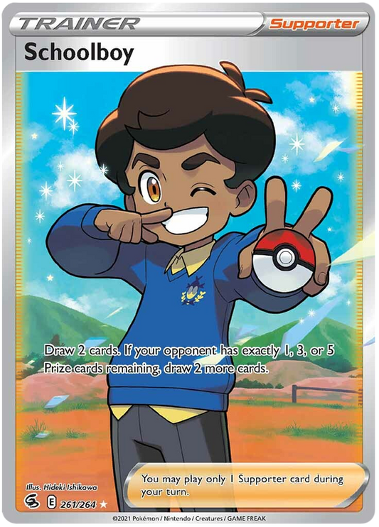 (261/264) Schoolboy - Full Art - Fusion Strike - PokeRand