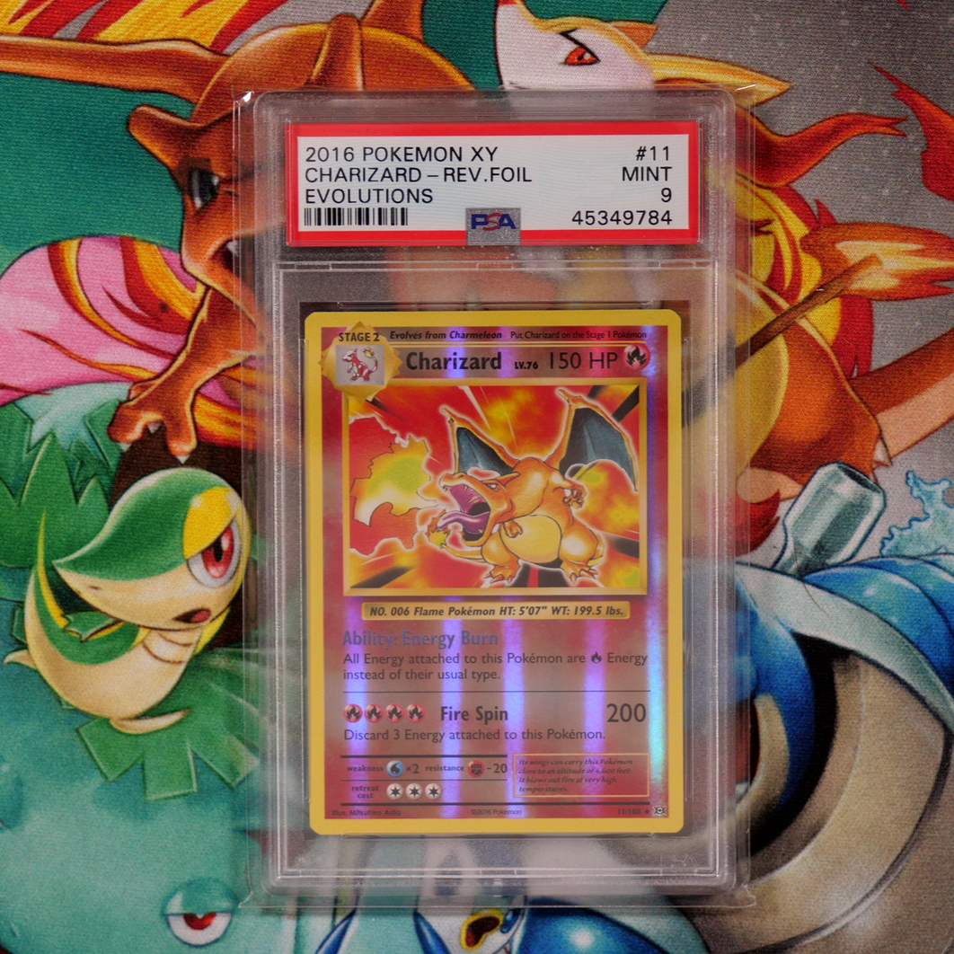 Charizard (Reverse Holo - 11/108) - PSA 9 - Evolutions - PokeRand