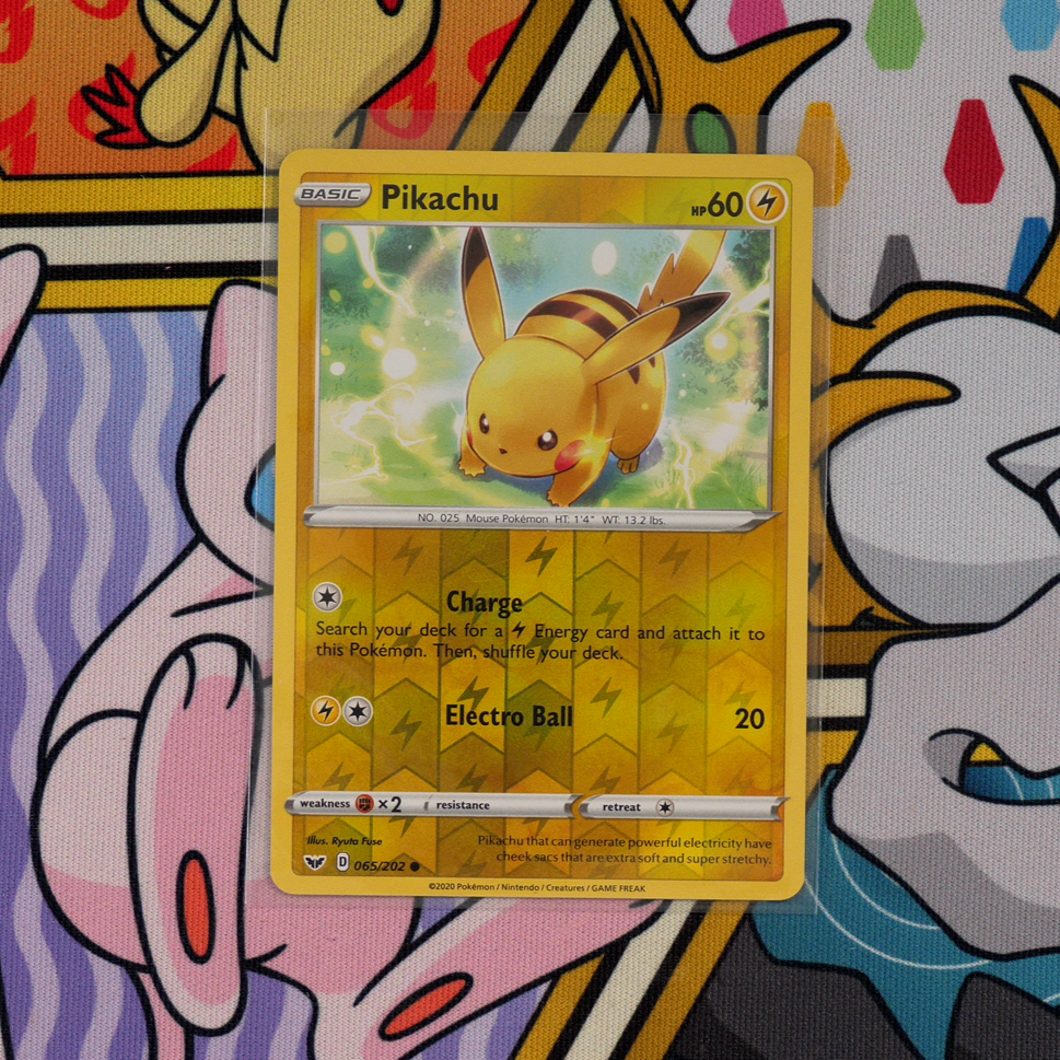 Pikachu (Rev Holo - 065/202) - Sword & Shield - PokeRand