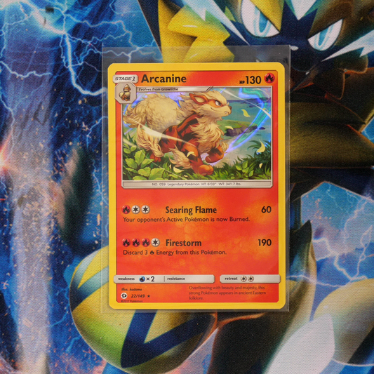 Arcanine (Holo - 22/149) - Sun & Moon (Base Set) - PokeRand