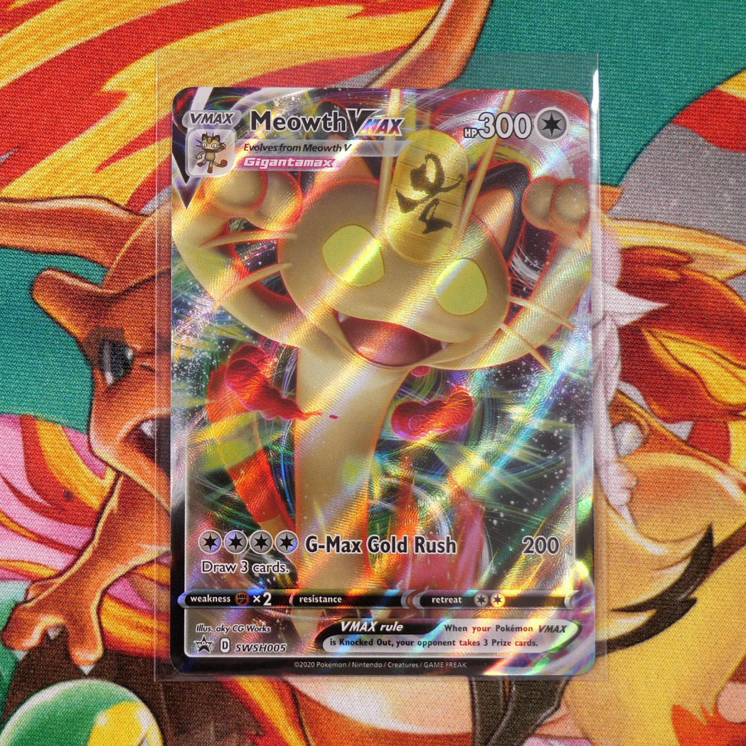 Meowth VMAX Promo (SWSH005) - Sword and Shield - PokeRand