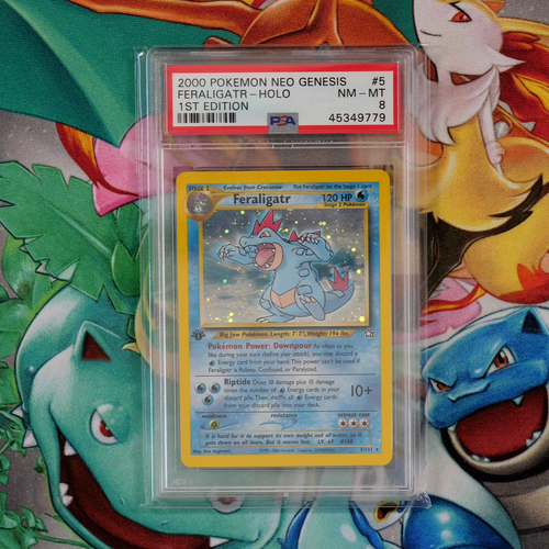 Feraligatr - Holo (05/111) - PSA 8 - Neo Genesis 1st Edition - PokeRand