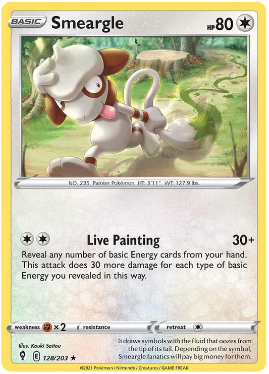 (128/203) Smeargle - Rare - Evolving Skies - PokeRand