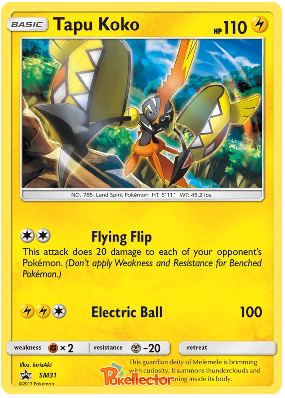 Tapu Koko Promo - SM31 - PokeRand