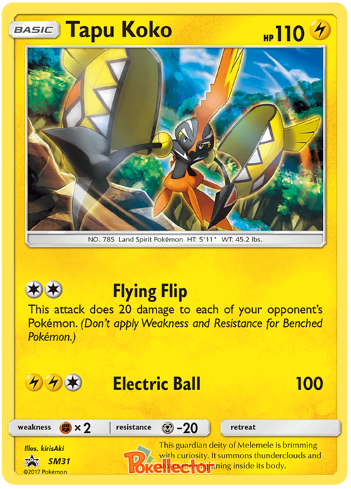 Tapu Koko Promo - SM31 - PokeRand