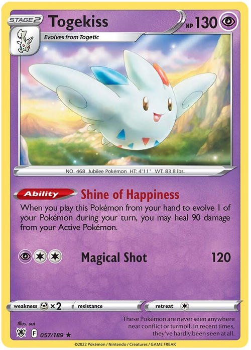 Togekiss - Holo - Astral Radiance - 057/189 - PokeRand