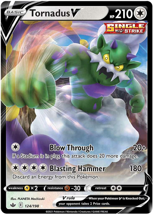 Tornadus - V - (124/198) - Chilling Reign - PokeRand