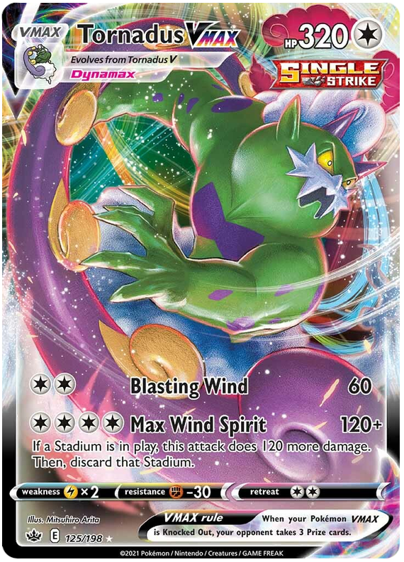 Tornadus - VMAX - (125/198) - Chilling Reign - PokeRand