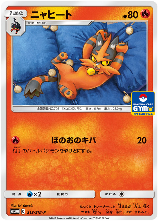 Torracat - Japanese Promo - Non Holo - 313/SM-P - PokeRand