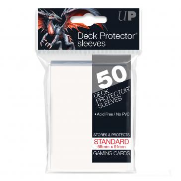 Ultra Pro White Deck Protectors (50 Sleeves) - PokeRand