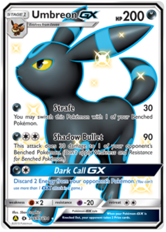 Umbreon GX - Full Art - (SV69/SV94) - Hidden Fates - PokeRand