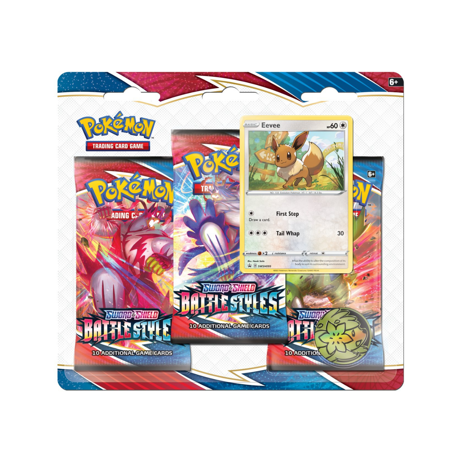 3 Pack Blister (Eevee) - Battle Styles - PokeRand