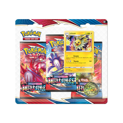 3 Pack Blister (Jolteon) - Battle Styles - PokeRand