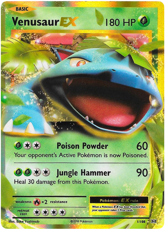 Venusaur EX (1/108) - Evolutions - PokeRand