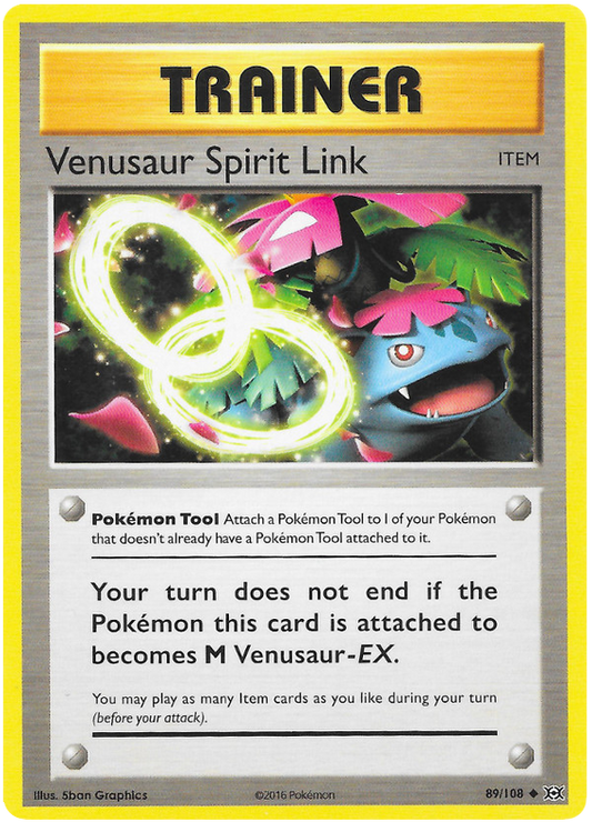 Venusaur Spirit Link - Reverse Holo - (89/108) - Evolutions - PokeRand