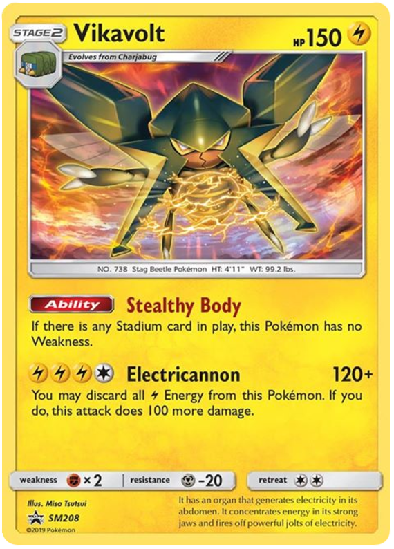 Vikavolt - Holo Promo - SM208 - PokeRand