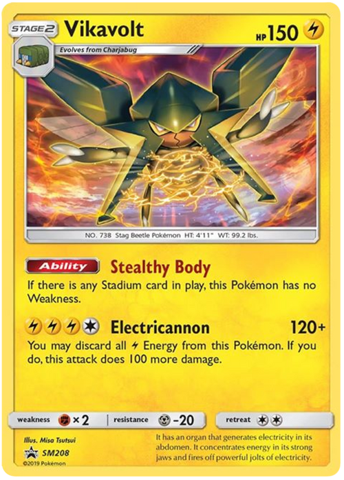 Vikavolt - Holo Promo - SM208 - PokeRand