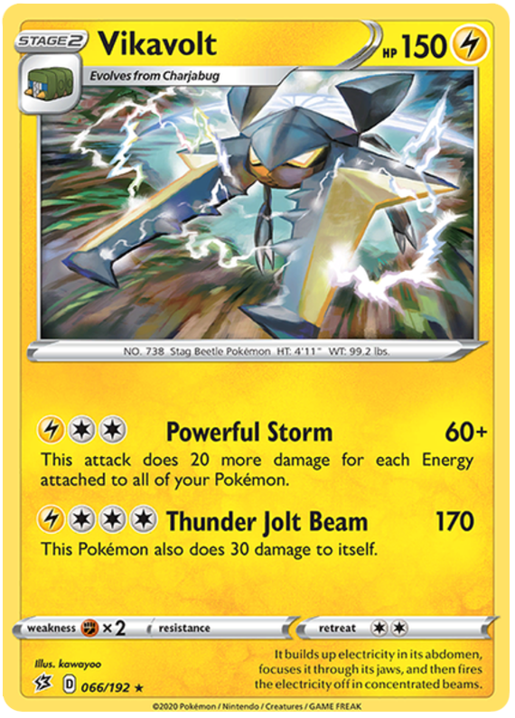 Vikavolt holo (066/192) - Rebel Clash - PokeRand