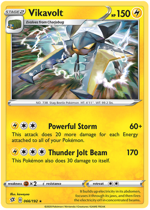 Vikavolt holo (066/192) - Rebel Clash - PokeRand