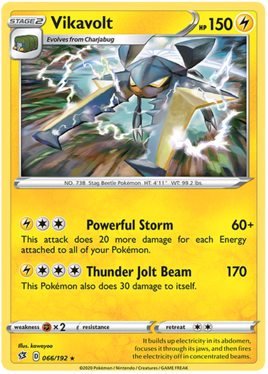 Vikavolt holo (066/192) - Rebel Clash - PokeRand