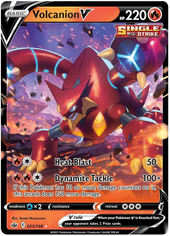 Volcanion - V - (025/198) - Chilling Reign - PokeRand