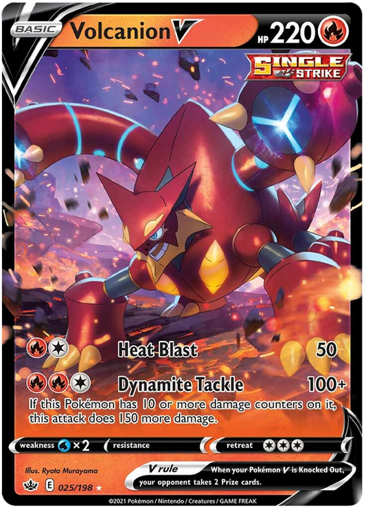 Volcanion - V - (025/198) - Chilling Reign - PokeRand