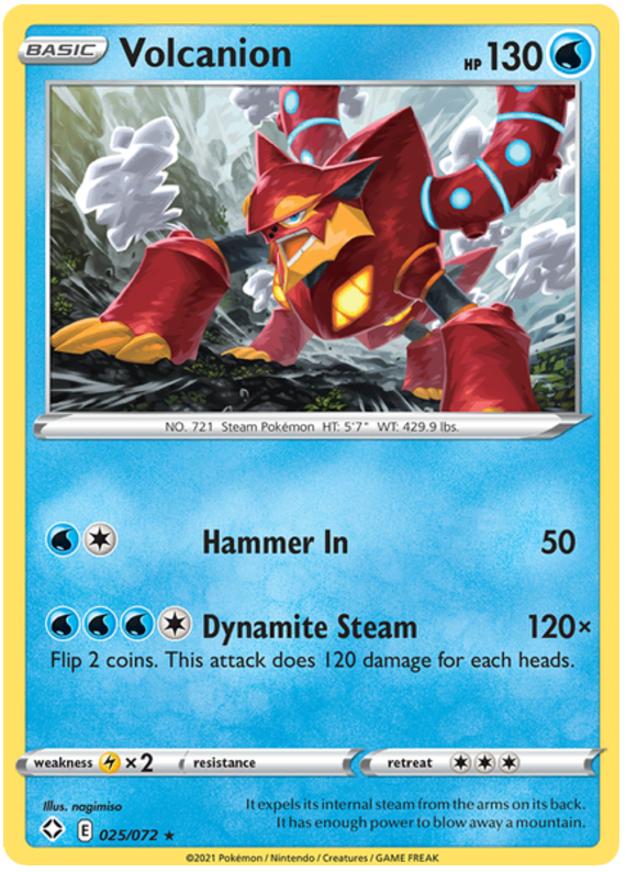 (025/072) Volcanion - Rare - Shining Fates - PokeRand