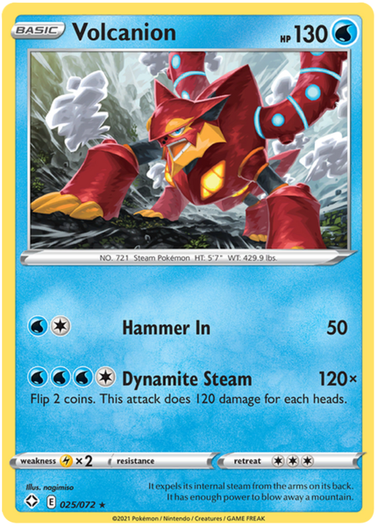 (025/072) Volcanion - Rare - Shining Fates - PokeRand