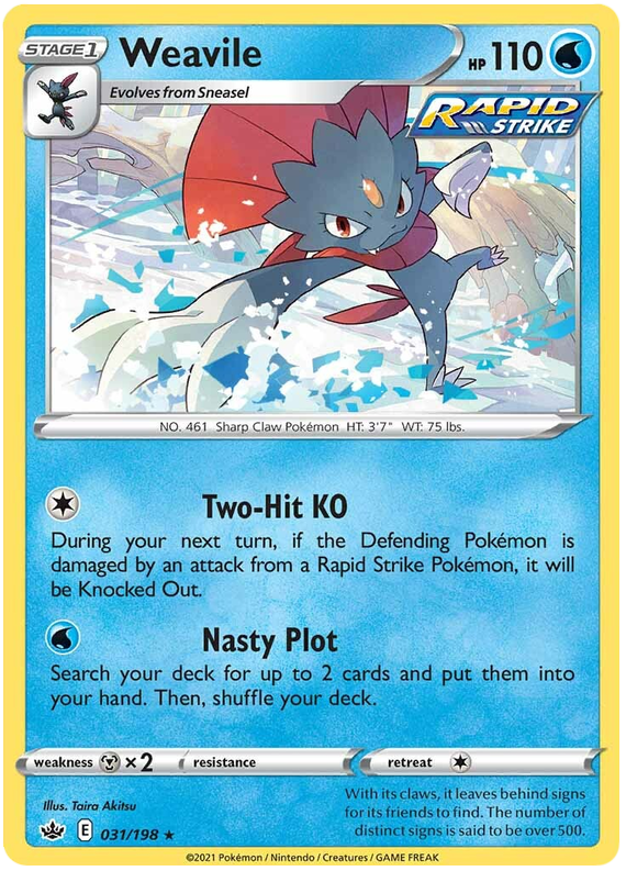 Weavile - Holo - (031/198) - Chilling Reign - PokeRand