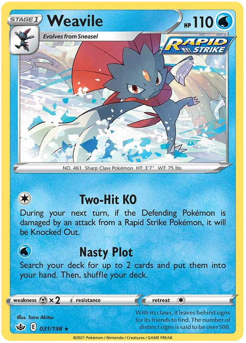 Weavile - Holo - (031/198) - Chilling Reign - PokeRand