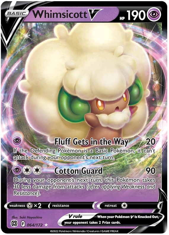 Whimsicott V - Brilliant Stars - 064/172 - PokeRand