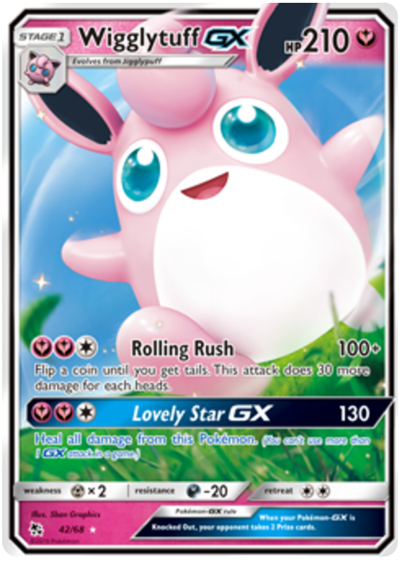 Wigglytuff GX (42/68) - Hidden Fates - PokeRand