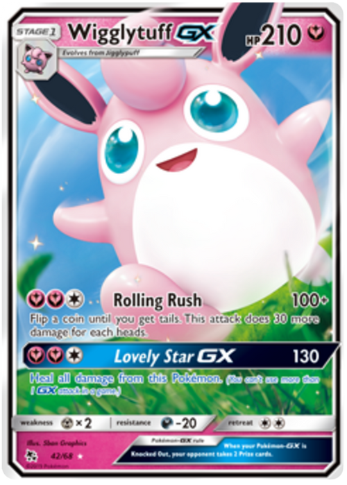 Wigglytuff GX (42/68) - Hidden Fates - PokeRand